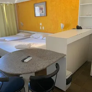 Apartamento 205 Flat Mobiliado Com Vista Lateral Mar Na Praia De Iracema, Fortaleza (Ceara)